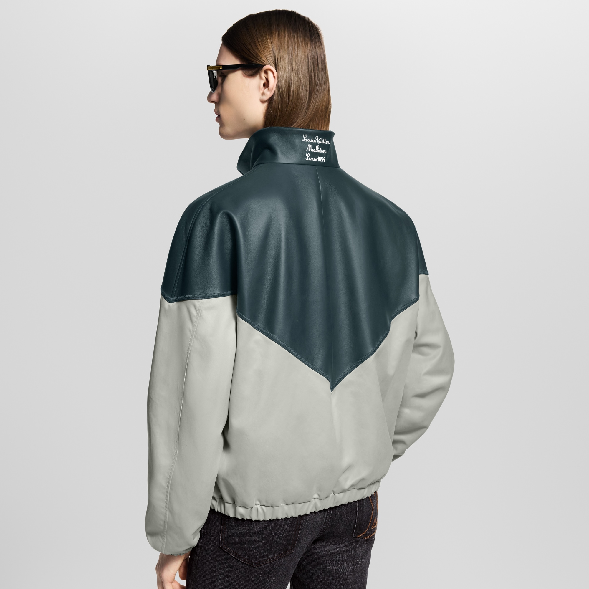 ルイヴィトン 22AW LVグラフィック トラックジャケット Graphic Leather Mix Tracktop - Men - Ready-to-Wear | LOUIS